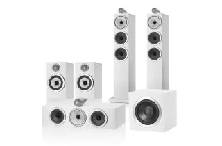 Bowers & Wilkins 703 S3 5.1 Speaker Package - Satin White