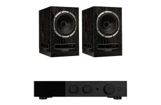 Audiolab 9000A Integrated Amplifier with Fyne Audio F500S Bookshelf Speakers