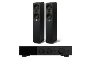 Audiolab 9000A Integrated Amplifier with Q Acoustics Q 5040 Floorstanding Speakers