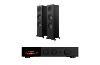 Audiolab 9000A Integrated Amplifier with KEF Q7 META Floorstanding Speakers