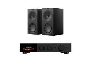 Audiolab 9000A Integrated Amplifier with KEF Q Concerto META Bookshelf Speakers