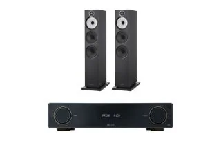 Arcam A15+ Integrated Amplifier with Bowers & Wilkins 603 S3 Floorstanding Speakers