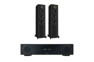 Arcam A15+ Integrated Amplifier with Wharfedale Evo 5.4 Floorstanding Speakers