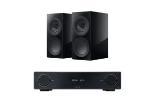 Arcam A15+ Integrated Amplifier with KEF R3 Meta Bookshelf Speakers