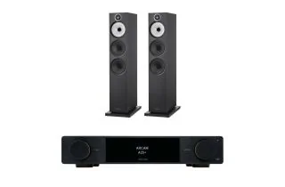 Arcam A25+ Integrated Amplifier with Bowers & Wilkins 603 S3 Floorstanding Speakers