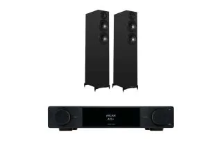 Arcam A25+ Integrated Amplifier with Wharfedale Diamond 12.4i Floorstanding Speakers