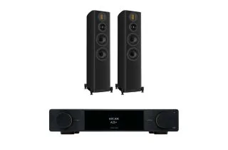 Arcam A25+ Integrated Amplifier with Wharfedale Evo 5.4 Floorstanding Speakers
