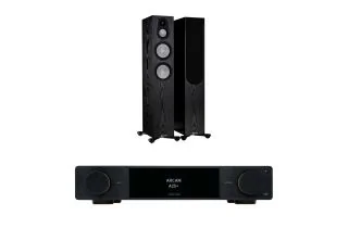 Arcam A25+ Integrated Amplifier with Monitor Audio Silver 300 7G Floorstanding Speakers