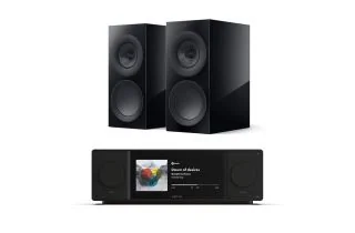 Arcam Radia SA45 Streaming Amplifier with KEF R3 Meta Bookshelf Speakers