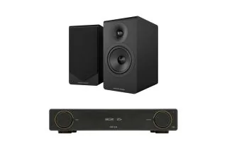 Arcam A5+ Integrated Amplifier with Acoustic Energy AE300² Bookshelf Speakers