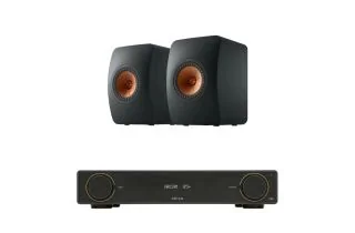 Arcam A5+ Integrated Amplifier with KEF LS50 Meta Bookshelf Speakers
