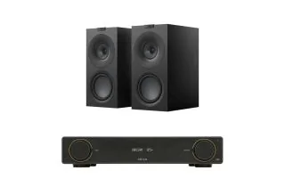 Arcam A5+ Integrated Amplifier with KEF Q Concerto META Bookshelf Speakers
