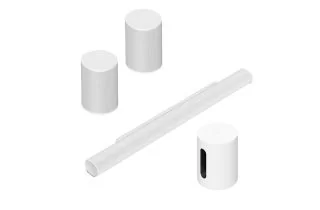 Sonos Arc Ultra with 2x Sonos Era 100 SL and Sub Mini - White