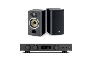 Audiolab 6000A MKII Integrated Amplifier with Focal Aria Evo X No1 Bookshelf Speakers