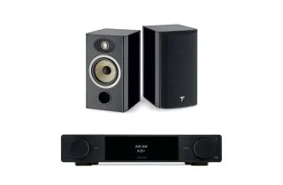Arcam A25+ Integrated Amplifier with Focal Aria Evo X No1 Bookshelf Speakers