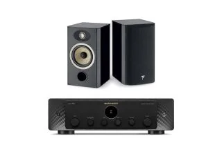 Marantz MODEL 60n Network Integrated Amplifier with Focal Aria Evo X No1 Bookshelf Speakers