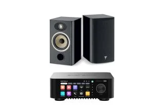 Eversolo Play Integrated Streaming Amplifier with Focal Aria Evo X No1 Bookshelf Speakers