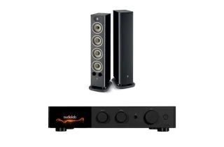 Audiolab 9000A Integrated Amplifier with Focal Aria Evo X No3 Floorstanding Speakers
