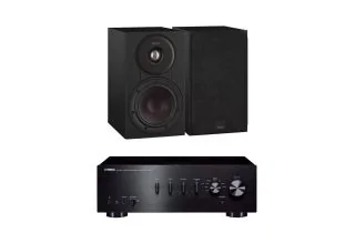 Yamaha A-S301 Integrated Amplifier with Dali SONIK 1 Bookshelf Speakers
