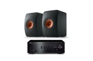 Yamaha A-S701 Integrated Amplifier with KEF LS50 Meta Bookshelf Speakers