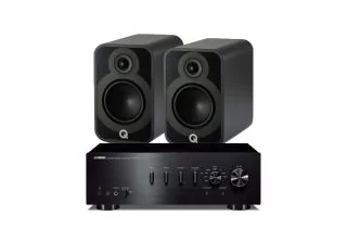 Yamaha A-S701 Integrated Amplifier with Q Acoustics 5020 Bookshelf Speakers