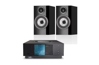 Naim Atom HDMI with Bowers & Wilkins 707 S3 Standmount Speakers