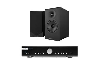 Musical Fidelity B1xi Integrated Amplifier with Acoustic Energy AE300² Bookshelf Speakers