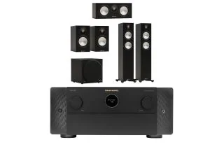 Marantz CINEMA 40 9.4 Channel AV Receiver with Monitor Audio Bronze 300 7G 5.1 Speaker Package