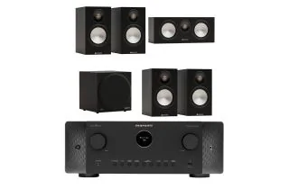 Marantz CINEMA 60 DAB 7.2 Channel AV Receiver with Monitor Audio Bronze 50 7G 5.1 Speaker Package