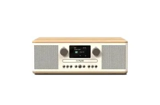 Pure Classic C-D6 Radio/CD Player - Cotton White/Oak
