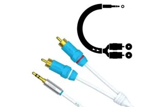 Chord C-jack 3.5mm to 2 RCA Cable