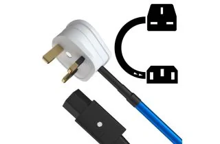 Nearly New - Chord Clearway 13 Amp UK Power Cable - 1 Metre