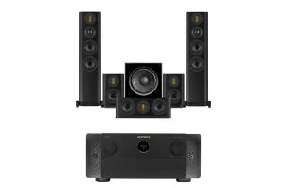 Marantz CINEMA 40 9.4 Channel AV Receiver with Wharfedale Evo 5.3 5.1 Speaker Package