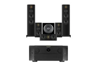 Marantz CINEMA 40 9.4 Channel AV Receiver with Wharfedale Evo 5.4 5.1 Speaker Package