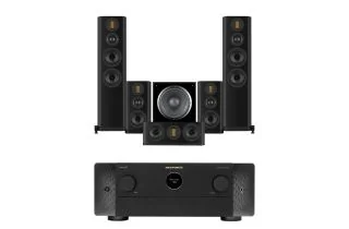 Marantz CINEMA 50 9.4 Channel AV Receiver with Wharfedale Evo 5.4 5.1 Speaker Package