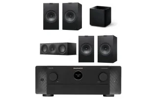 Marantz CINEMA 50 9.4 Channel AV Receiver with KEF Q350 5.1 Speaker Package
