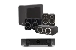 Marantz CINEMA 70s 7.2 Channel AV Receiver with Q Acoustics 3030i Cinema Pack