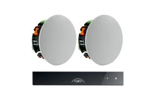 Naim CI UNITI 102 Streaming Amplifier with JBL Stage 260CDT Stereo In-Ceiling Speakers