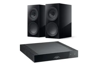Naim CI UNITI 102 Streaming Amplifier with KEF R3 Meta Bookshelf Speakers