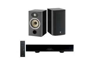 Naim CI UNITI 102 Streaming Integrated Amplifier & Accessories with Focal Aria Evo X N°1 Bookshelf Speakers