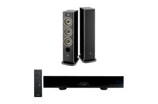 Naim CI UNITI 102 Streaming Integrated Amplifier & Accessories with Focal Aria Evo X N°2 Floorstanding Speakers