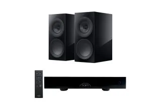 Naim CI UNITI 102 Streaming Integrated Amplifier & Accessories with KEF R3 Meta Bookshelf Speakers