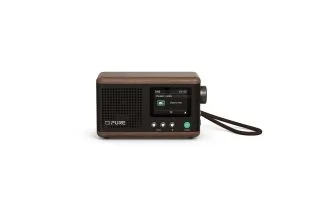 Nearly New - Pure Classic Mini Portable Radio - Coffee Black / Walnut