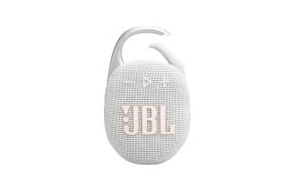 JBL Clip 5 Portable Waterproof Speaker - White