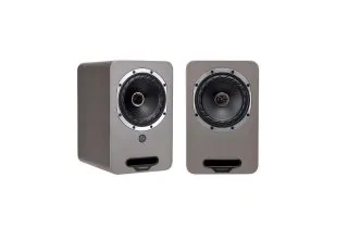Nearly New - Fyne Audio Cubitt 5 Active Bookshelf Speakers - Pearl Titanium