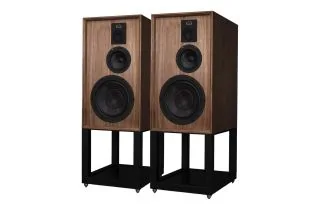 Wharfedale Dovedale Heritage Bookshelf Speakers with Stands - Walnut