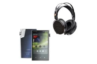 iBasso DX260 MK2 Digital Audio Player with FiiO FT7 Over-Ear Wired Open-back Planar Headphones
