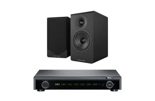 Fell Audio Fell Amp Integrated Amplifier with Acoustic Energy AE300² Bookshelf Speakers