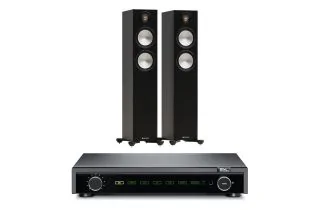 Fell Audio Fell Amp Integrated Amplifier with Monitor Audio Bronze 300 7G Floorstanding Speakers