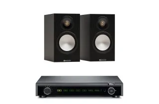 Fell Audio Fell Amp Integrated Amplifier with Monitor Audio Bronze 50 7G Bookshelf Speakers